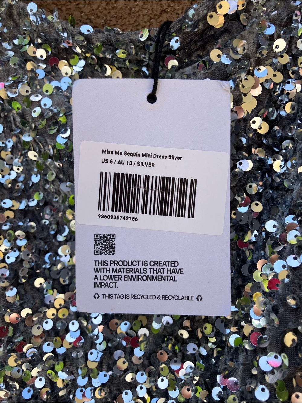 Princess Polly Silver Sequin Tank Mini Dress - Picture 5 of 8